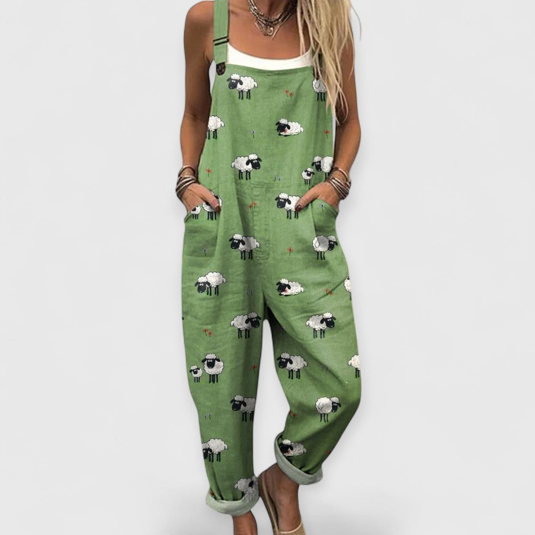 Mabel | Playful Sheep Overalls