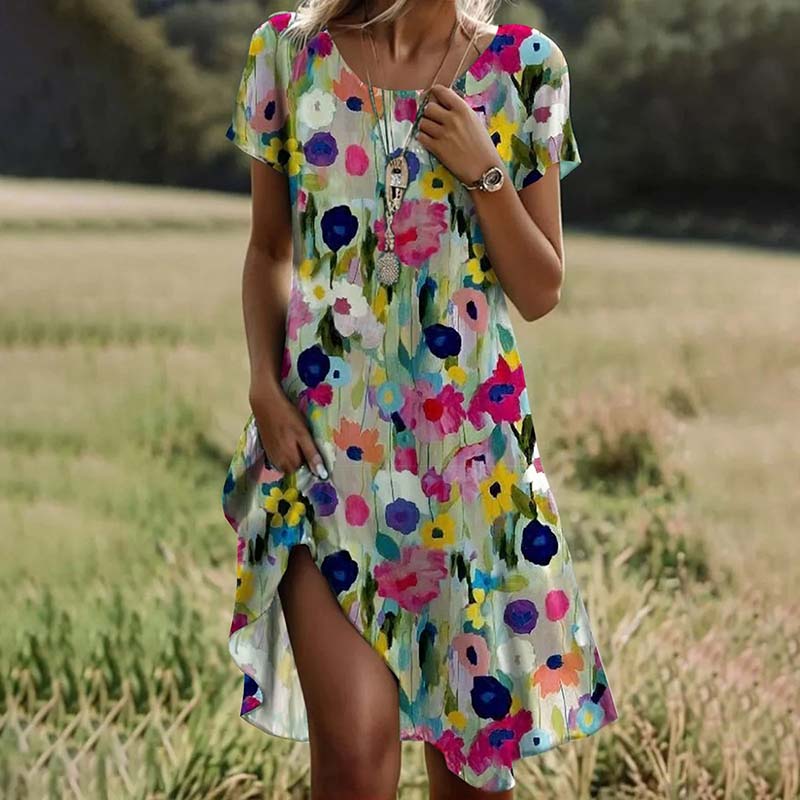 Margaret | Flowy Floral Dress