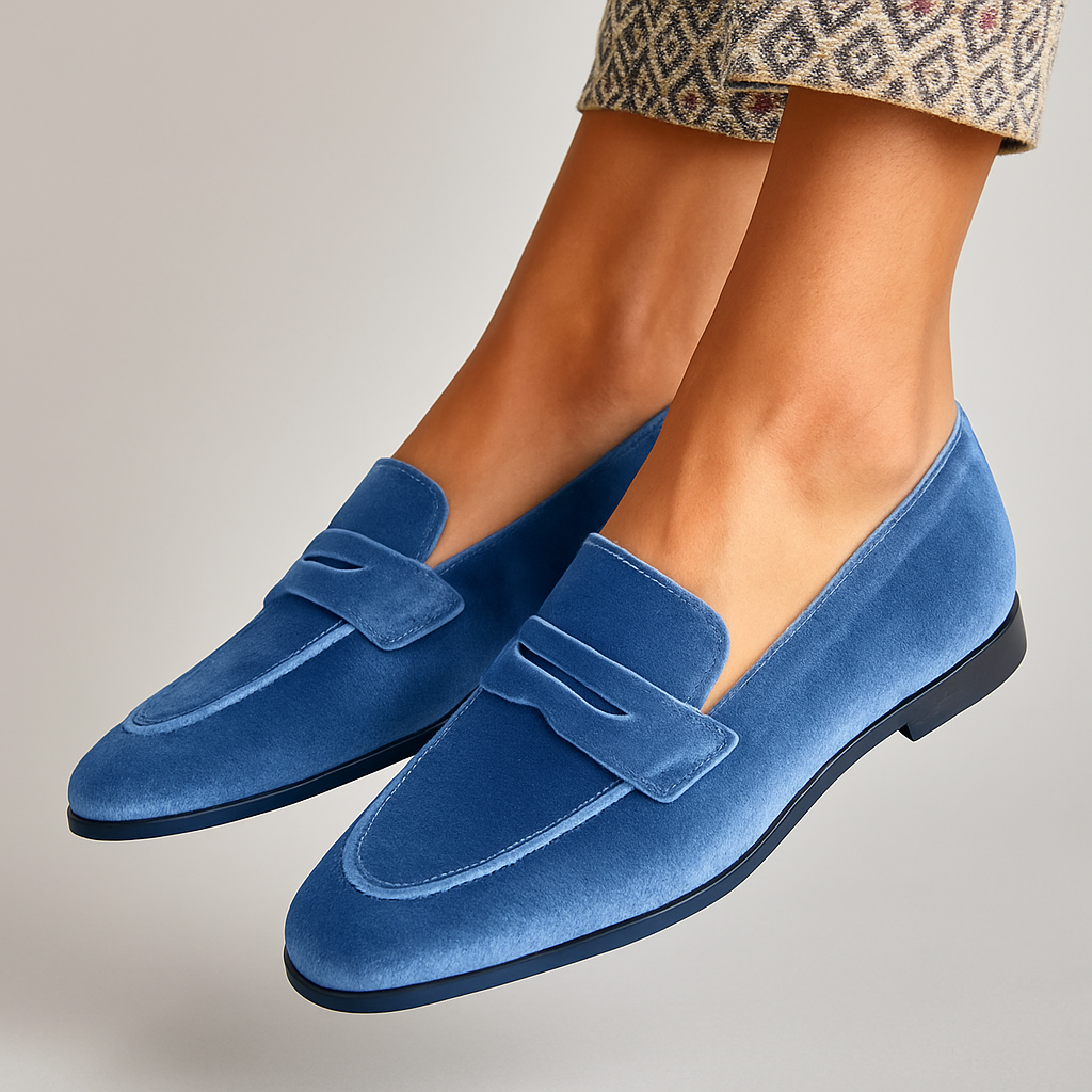 Selene | Luxe Velvet Loafers