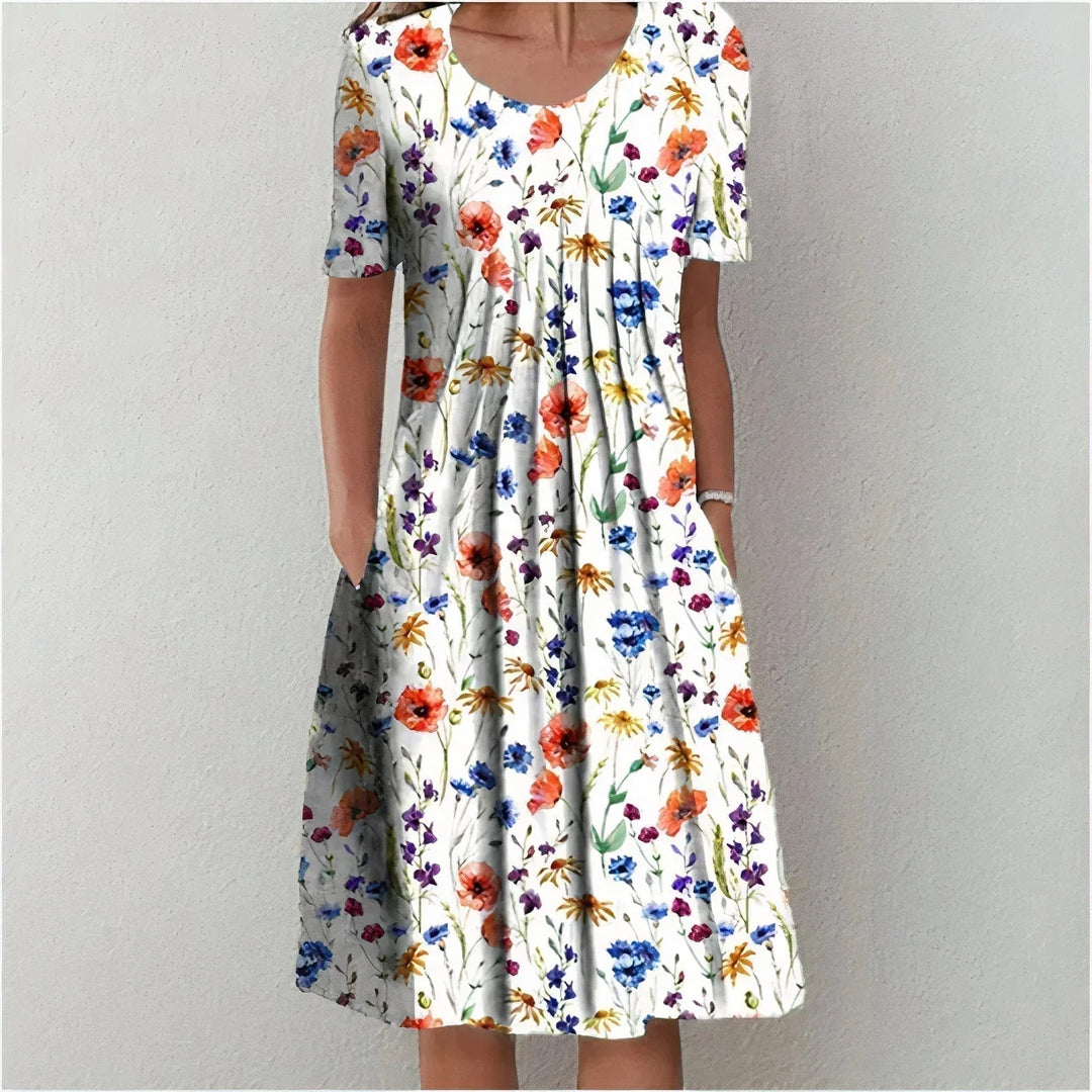 Diana | Garden Bloom Midi Dress