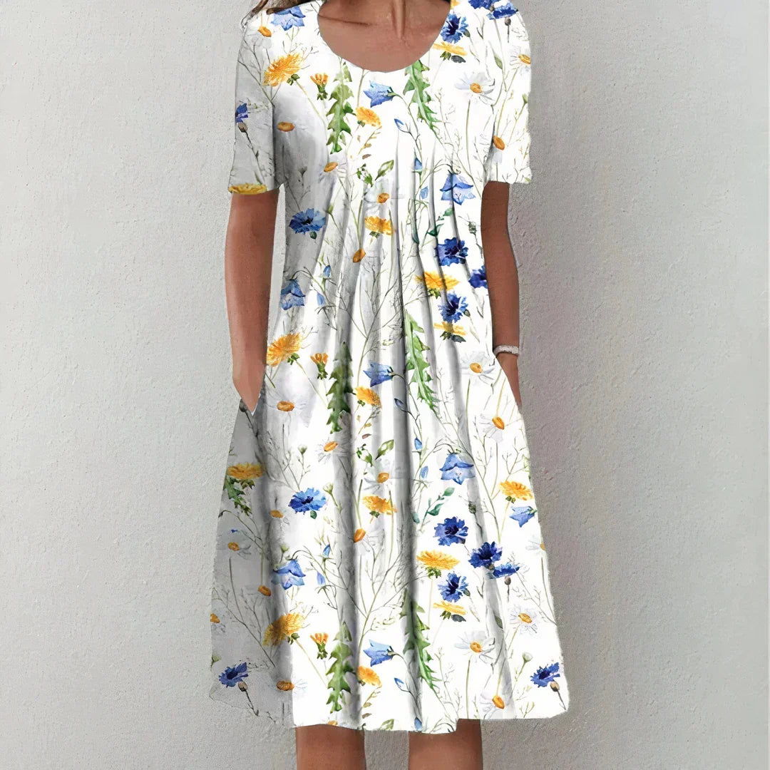 Mabel | Meadow Print Midi Dress