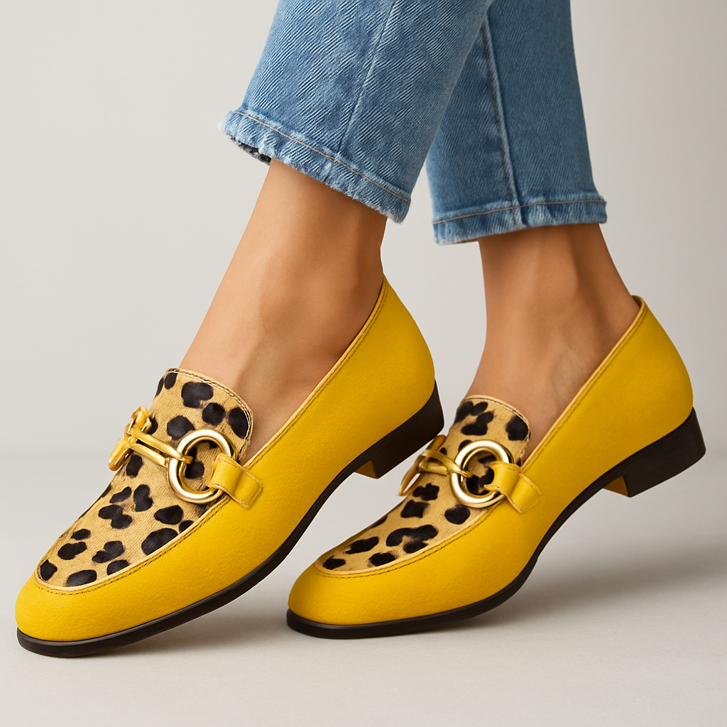 Marisol | Bold Two-Tone Loafers