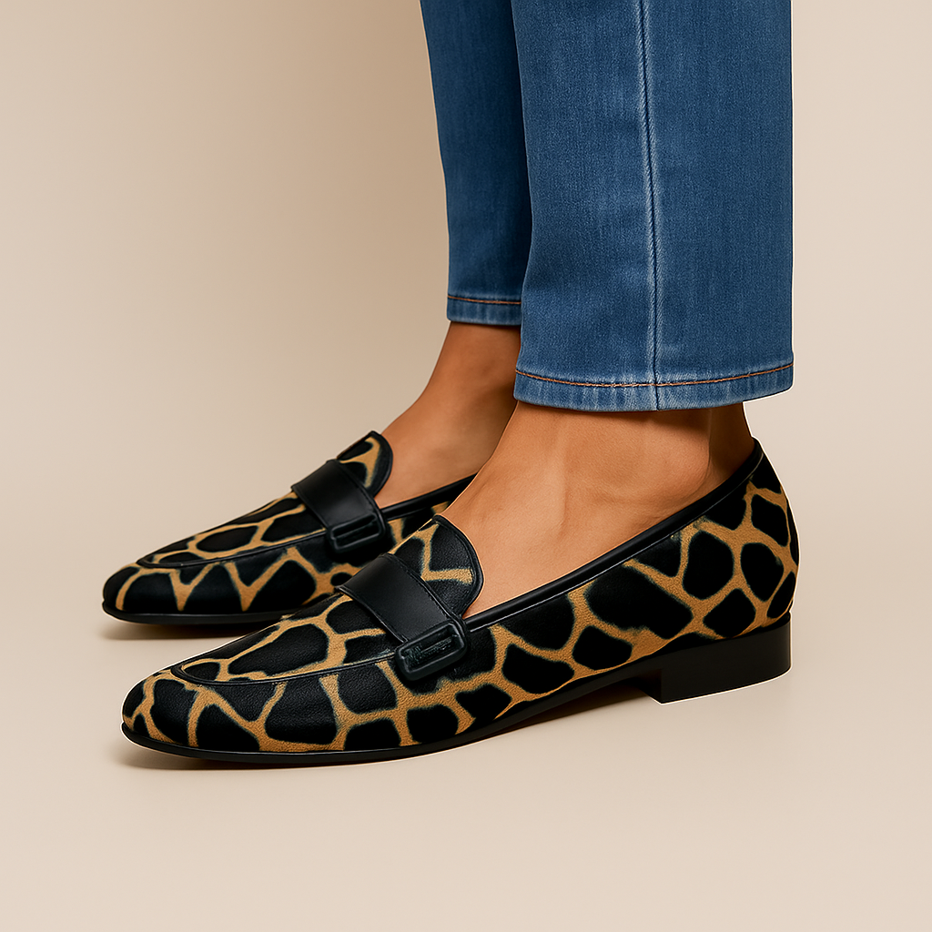 Adeline | Modern Print Loafers