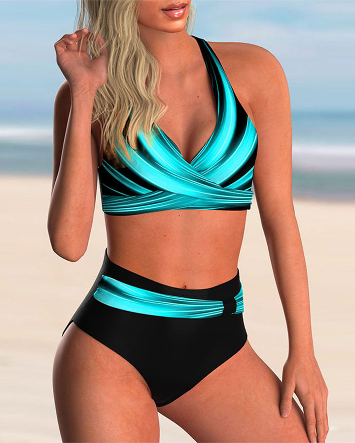 Brooke | Halter High-Waist Bikini Set