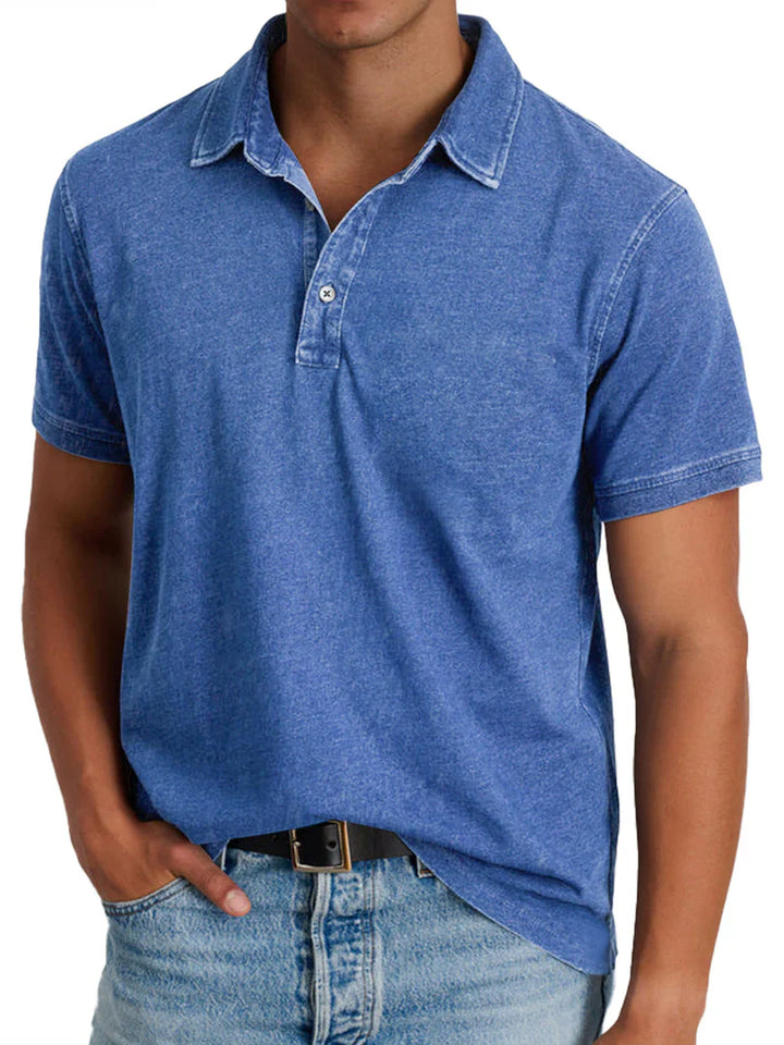 Aiden | Classic Plaid Polo Shirt
