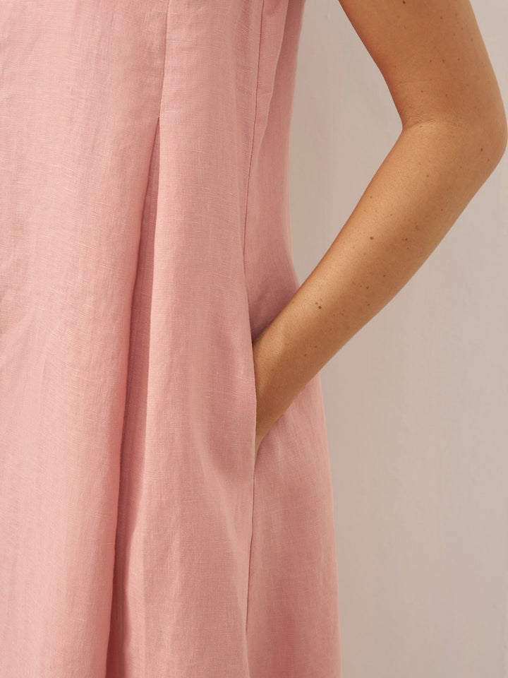 Sleeveless A-Line Maxi Dress