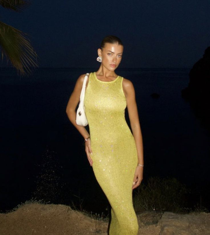 Marina | Glitter Knit Bodycon Dress