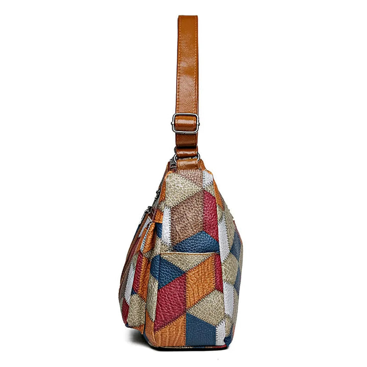 Vivienne | Patchwork Shoulder Bag