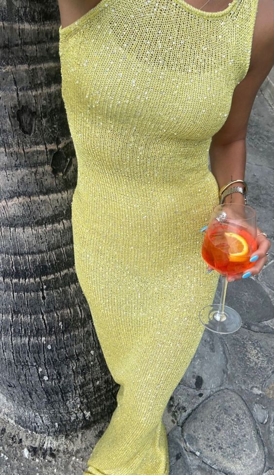Marina | Glitter Knit Bodycon Dress