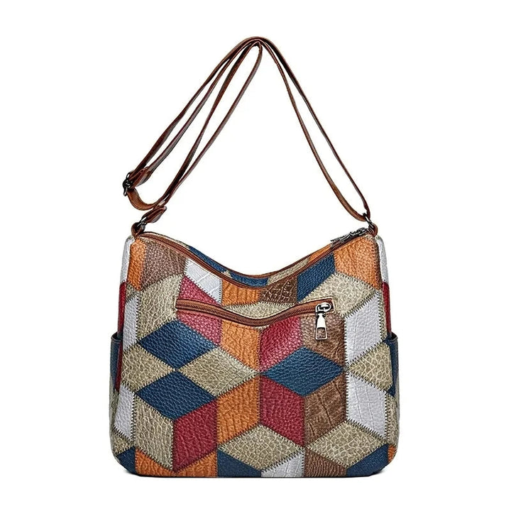 Vivienne | Patchwork Shoulder Bag