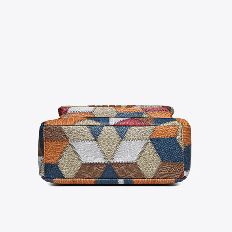 Vivienne | Patchwork Shoulder Bag