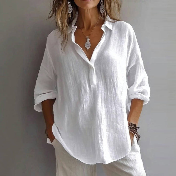 Lena | Relaxed Linen Shirt