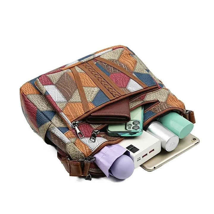 Vivienne | Patchwork Shoulder Bag