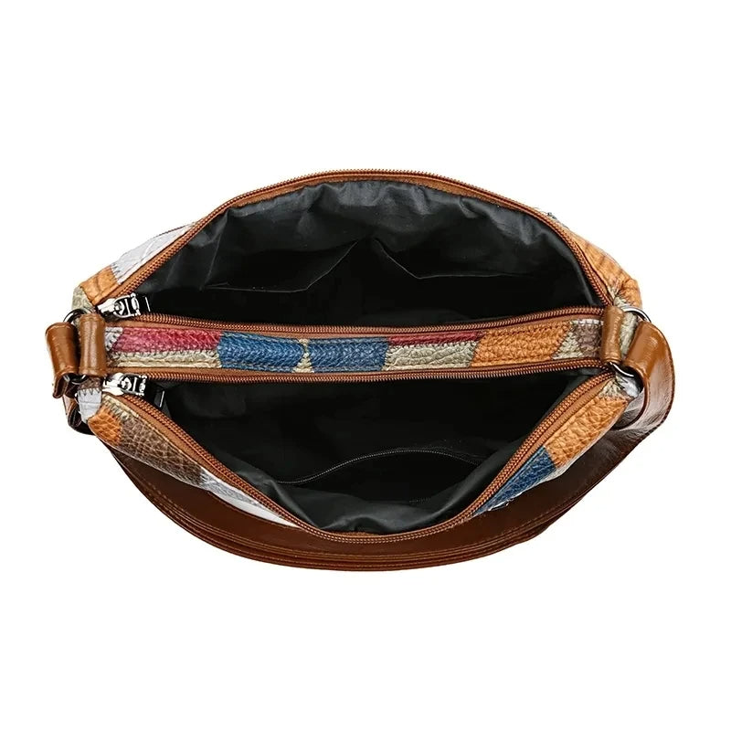 Vivienne | Patchwork Shoulder Bag