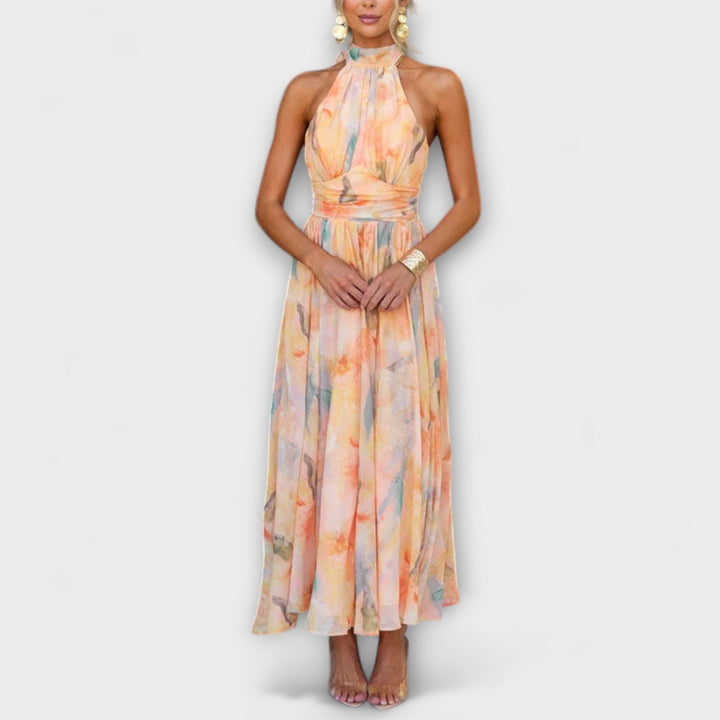 Celeste | Flowing Halterneck Dress