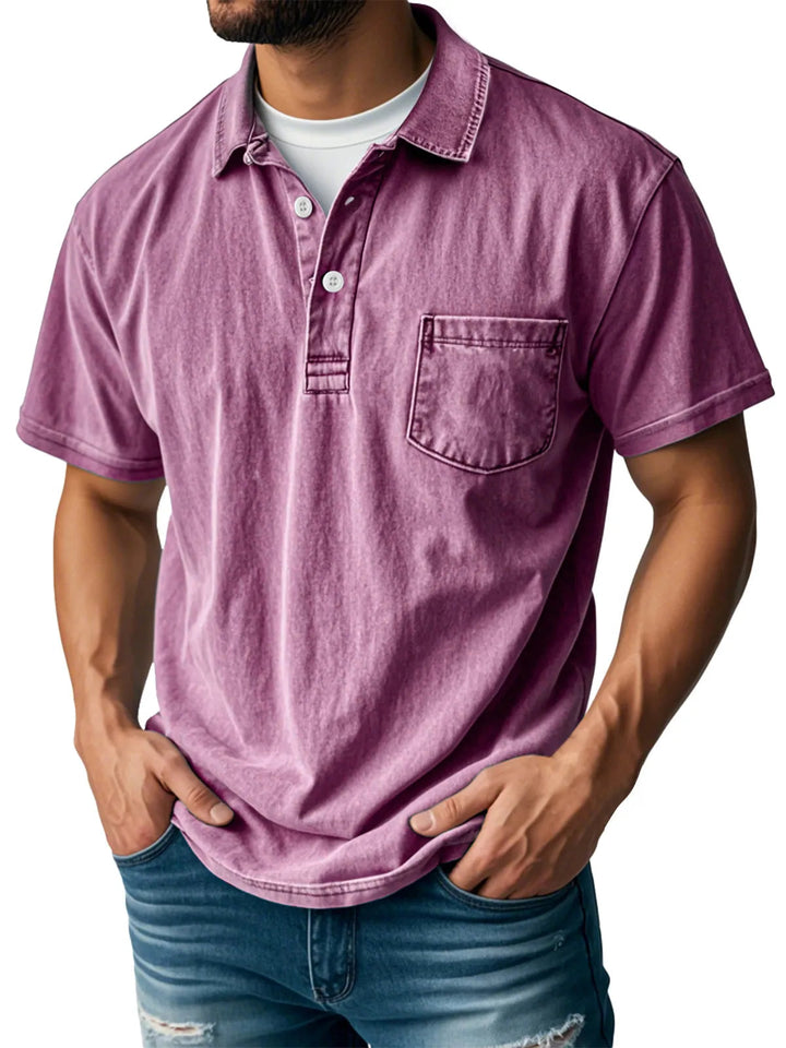 Craig | Casual Denim Polo Shirt