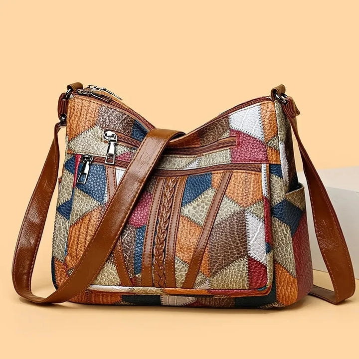 Vivienne | Patchwork Shoulder Bag