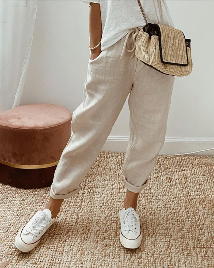 Lena | Drawstring Jogger Trousers