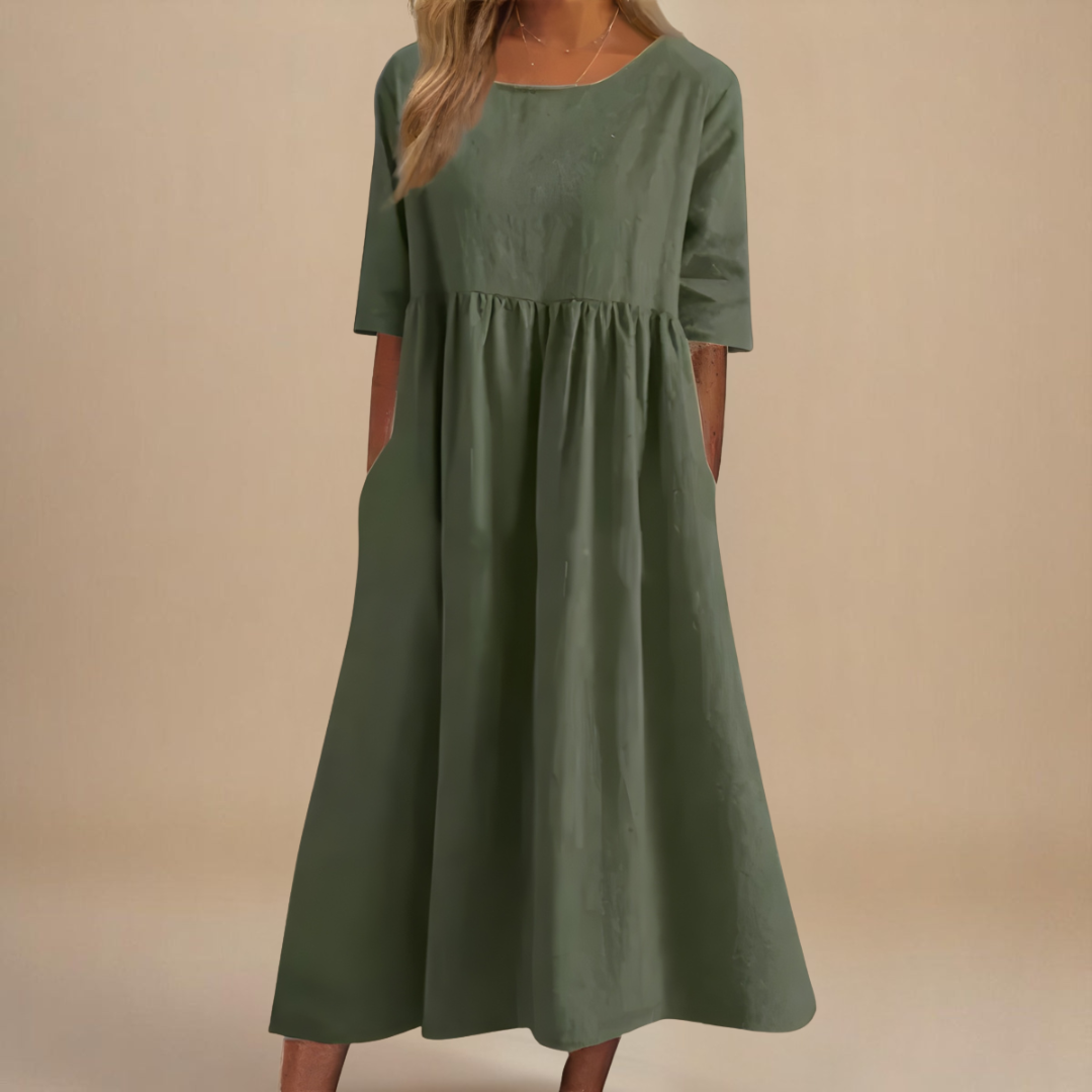 Elena | Flowing Midi Dress
