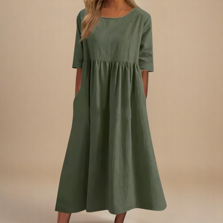 Elena | Flowing Midi Dress