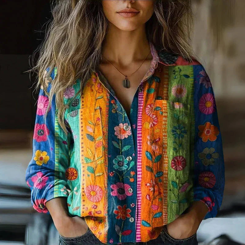 Maya | Boho Button Shirt