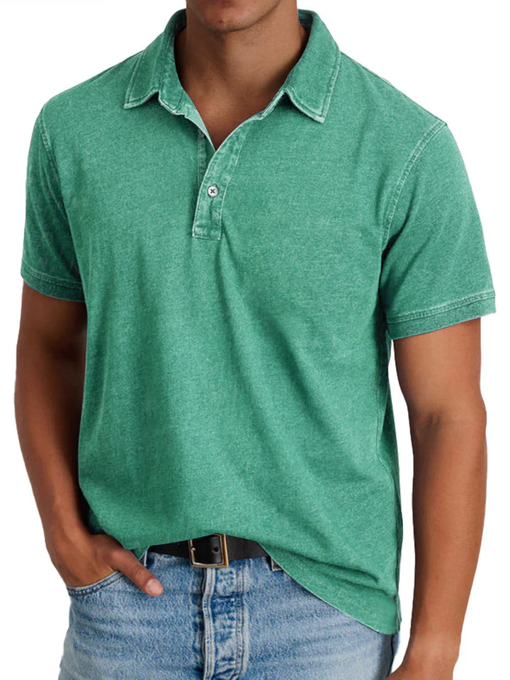Aiden | Classic Plaid Polo Shirt