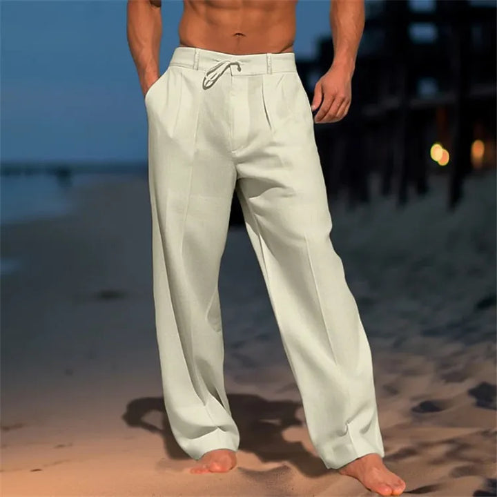 Nathan | Relaxed Cotton Trousers