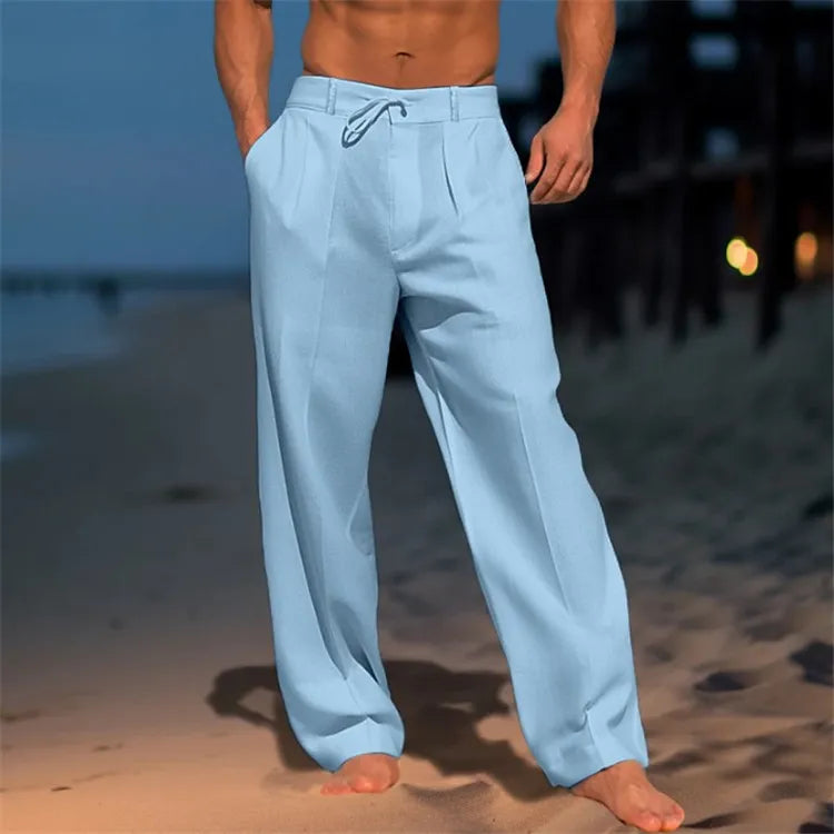 Nathan | Relaxed Cotton Trousers