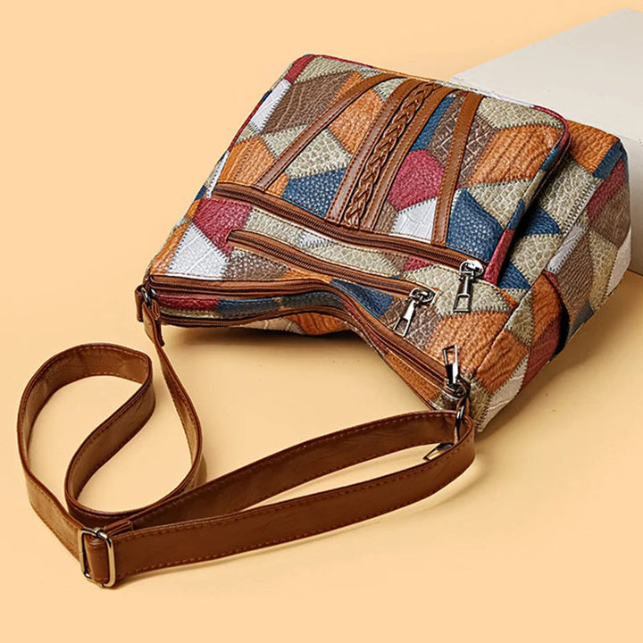 Vivienne | Patchwork Shoulder Bag