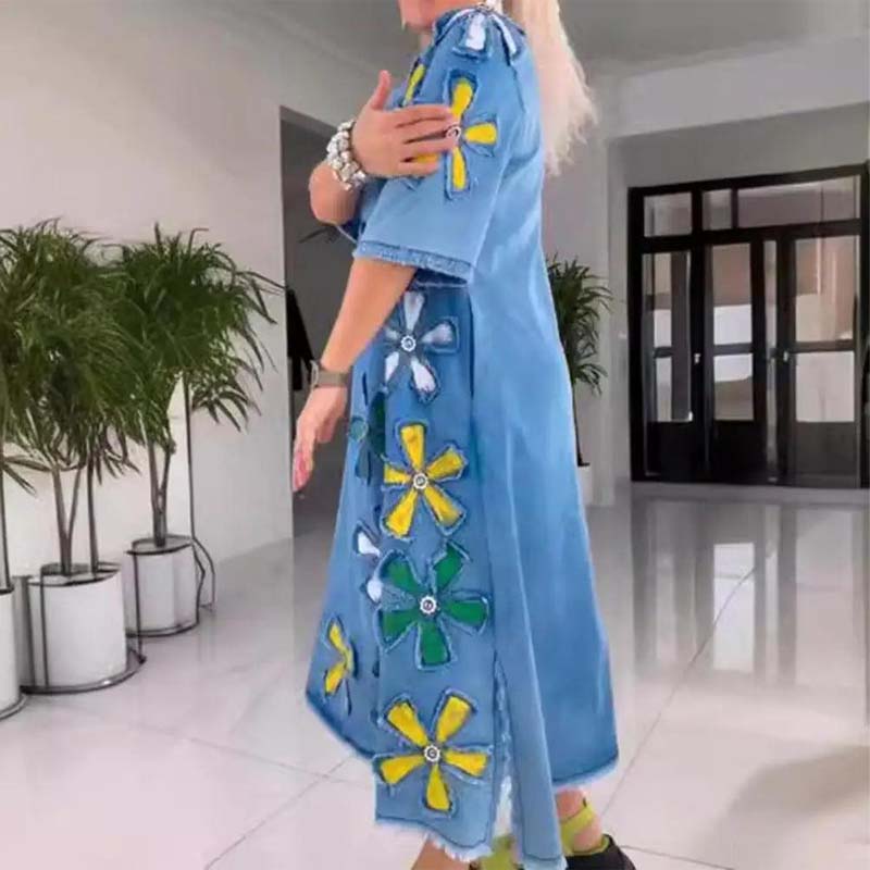 Estelle | Playful Flower Patch Dress