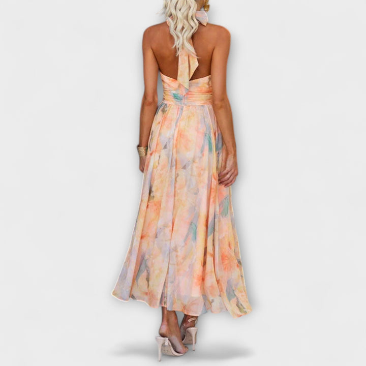 Celeste | Flowing Halterneck Dress