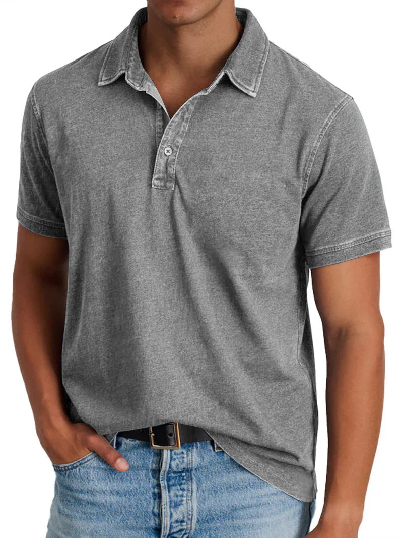 Aiden | Classic Plaid Polo Shirt