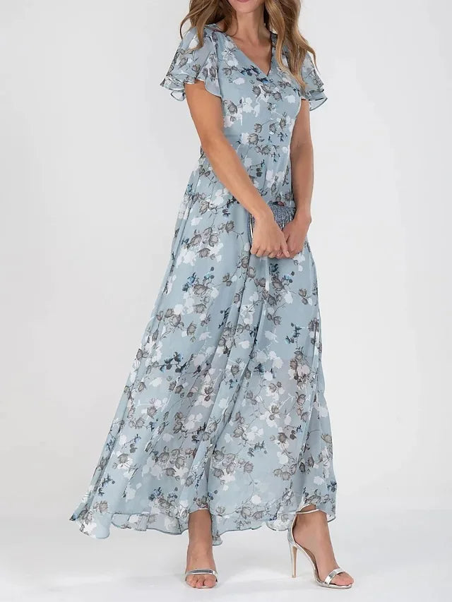 Isla | Flowing Floral Maxi Dress