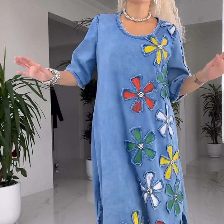 Estelle | Playful Flower Patch Dress