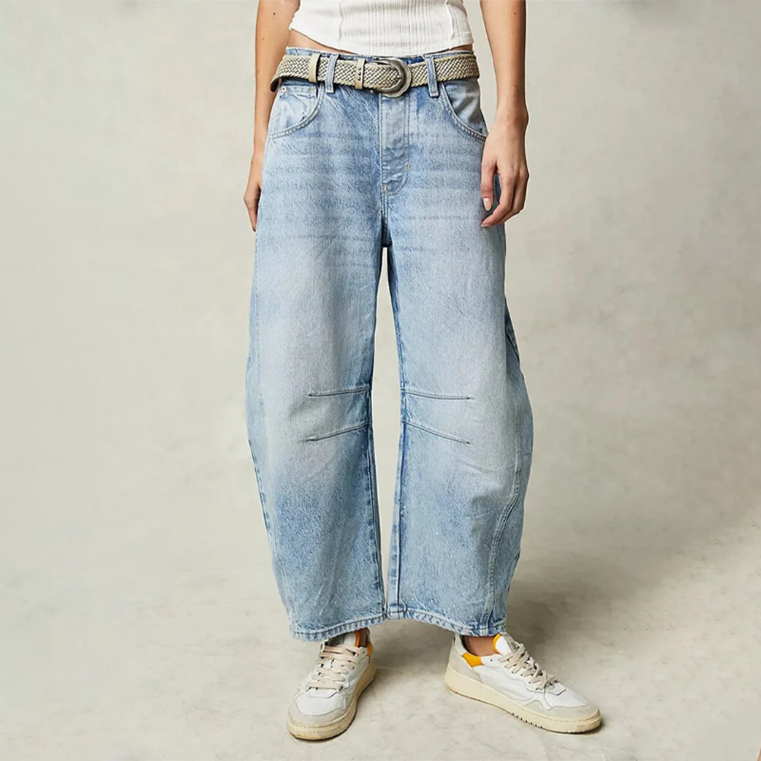 Janet | Relaxed Barrel-Leg Jeans
