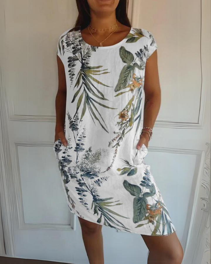 Sylvia | Floral Pocket Dress
