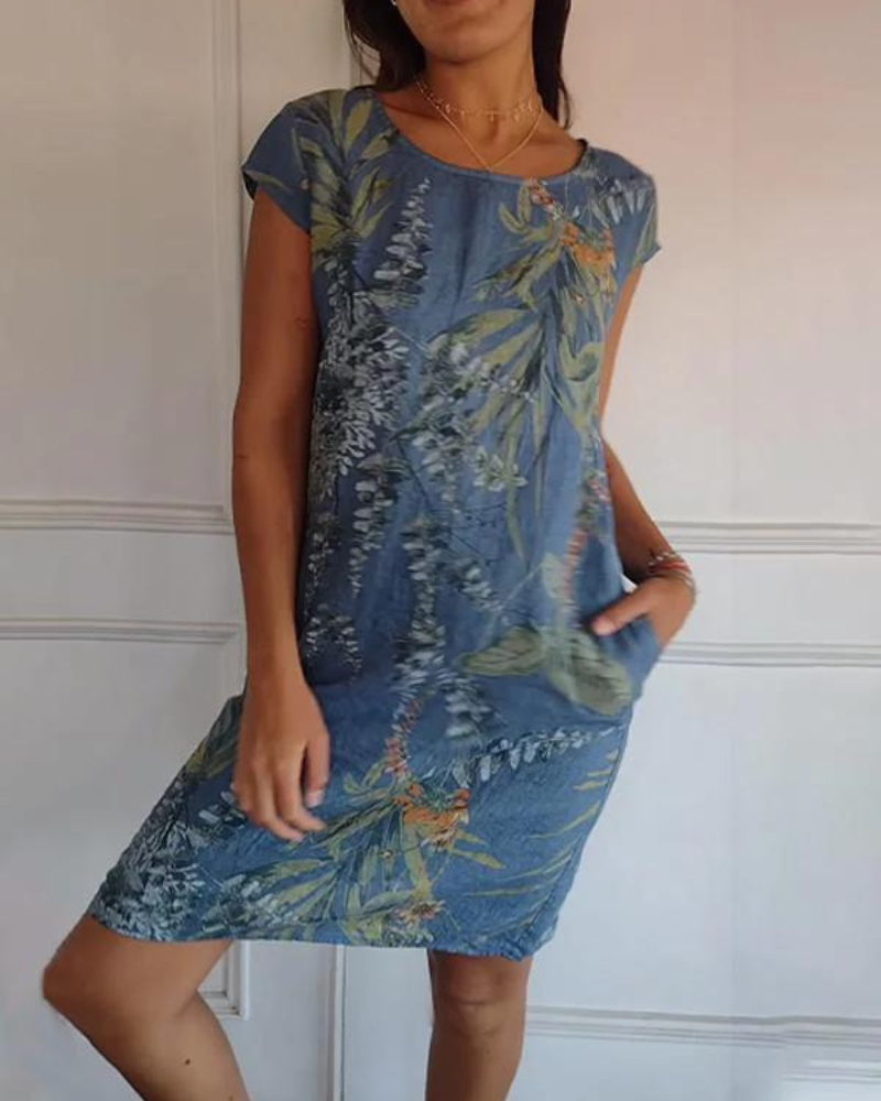 Sylvia | Floral Pocket Dress
