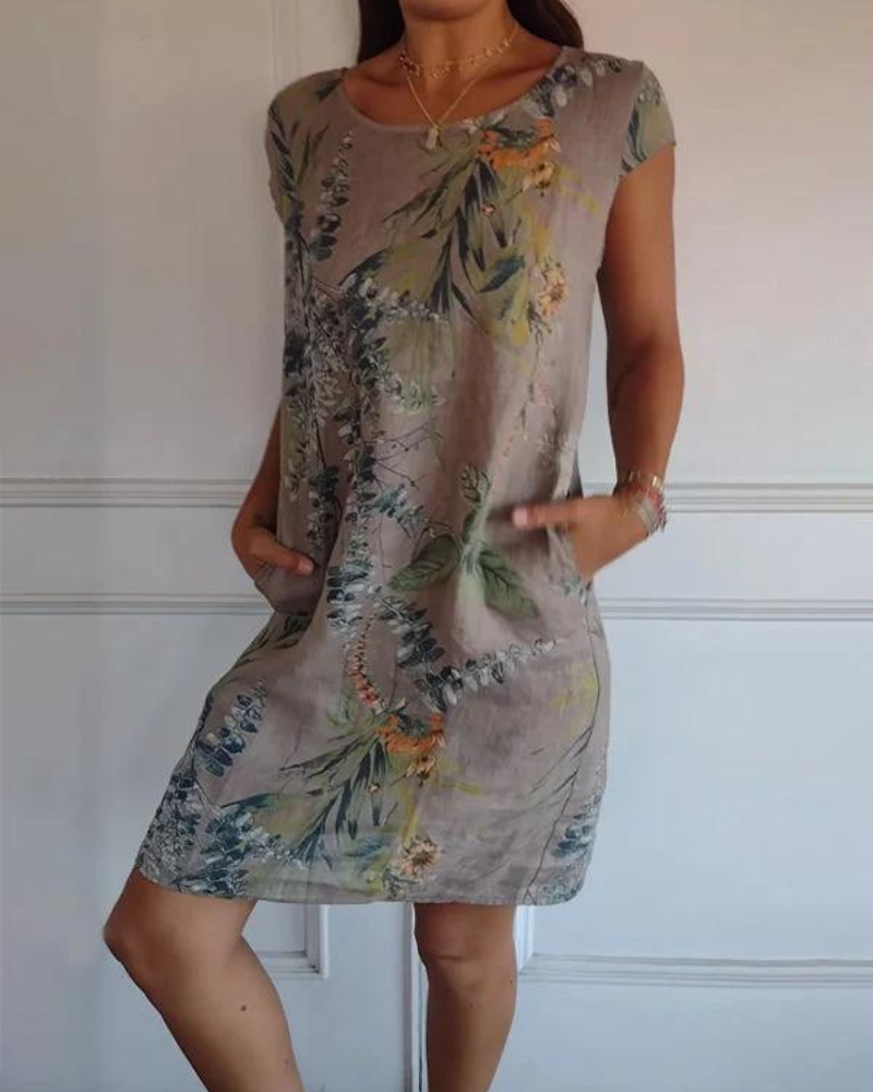 Sylvia | Floral Pocket Dress