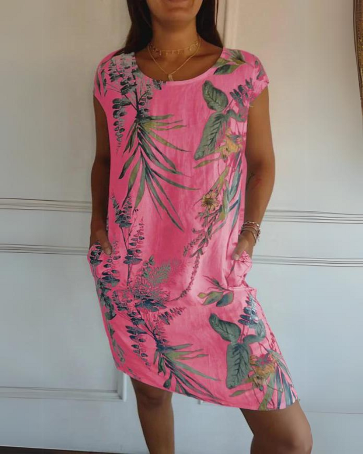 Sylvia | Floral Pocket Dress