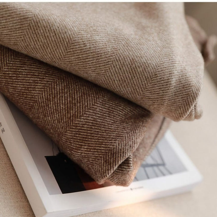 Theo | Herringbone Wool Trousers