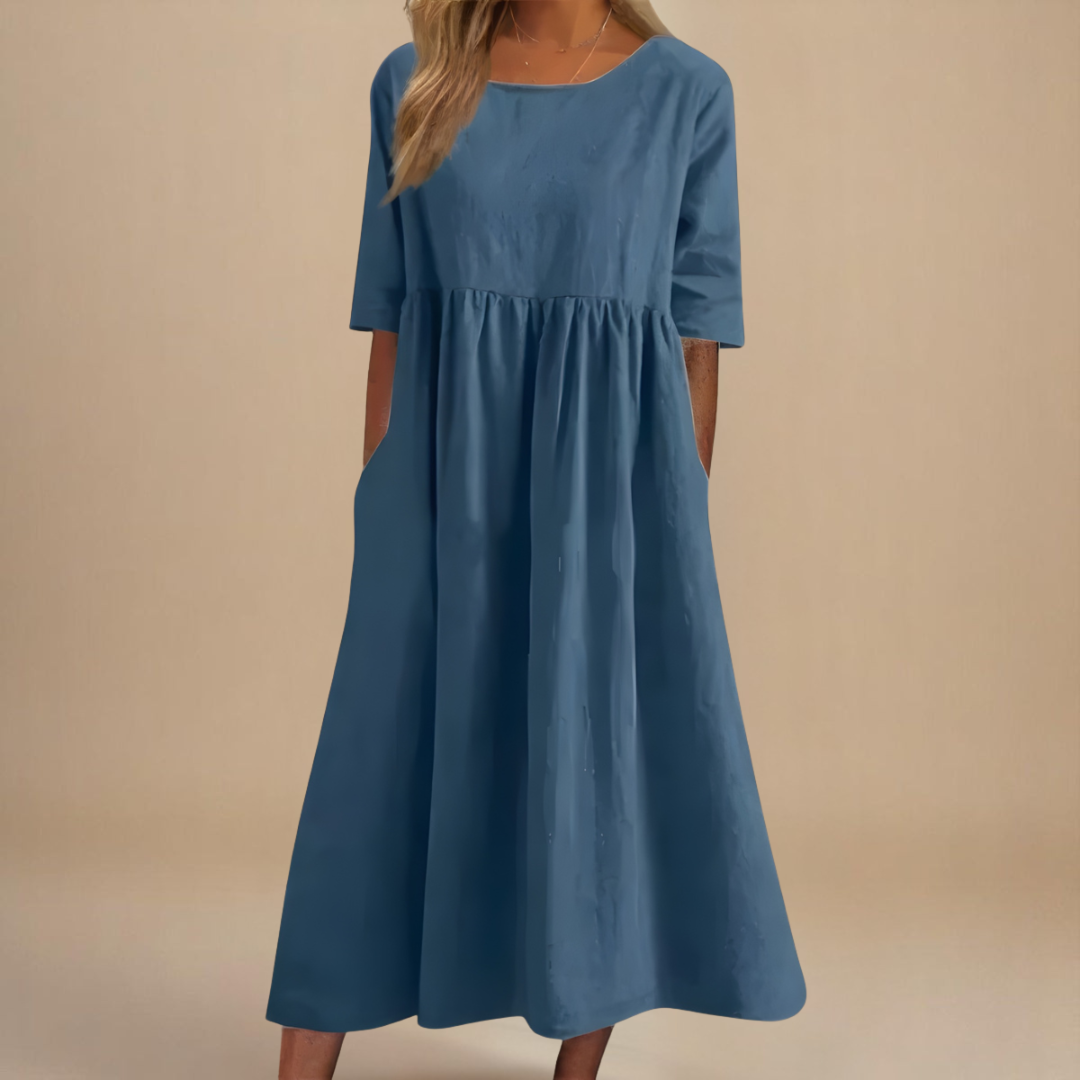 Elena | Flowing Midi Dress