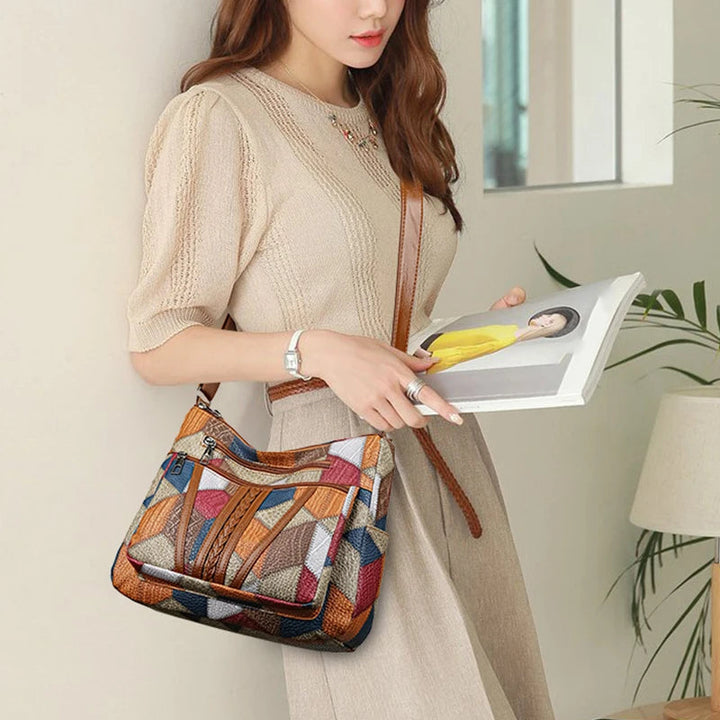 Vivienne | Patchwork Shoulder Bag