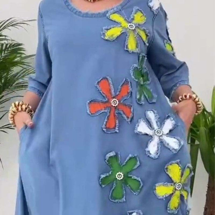 Estelle | Playful Flower Patch Dress