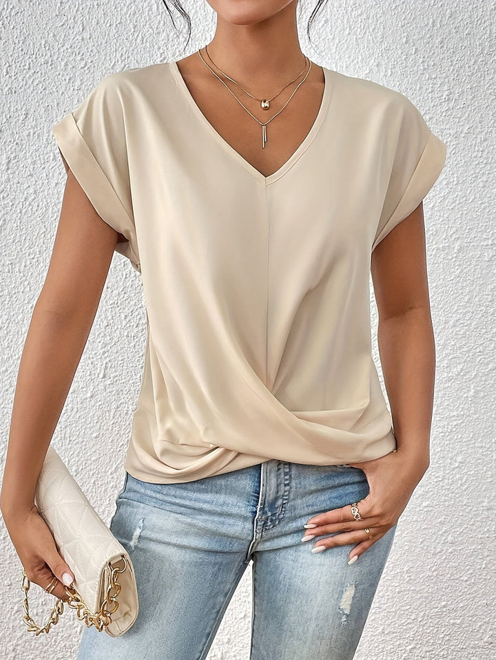 Maia | Relaxed Linen Button-Up Top