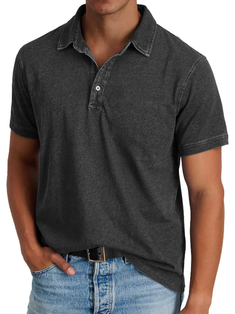 Aiden | Classic Plaid Polo Shirt