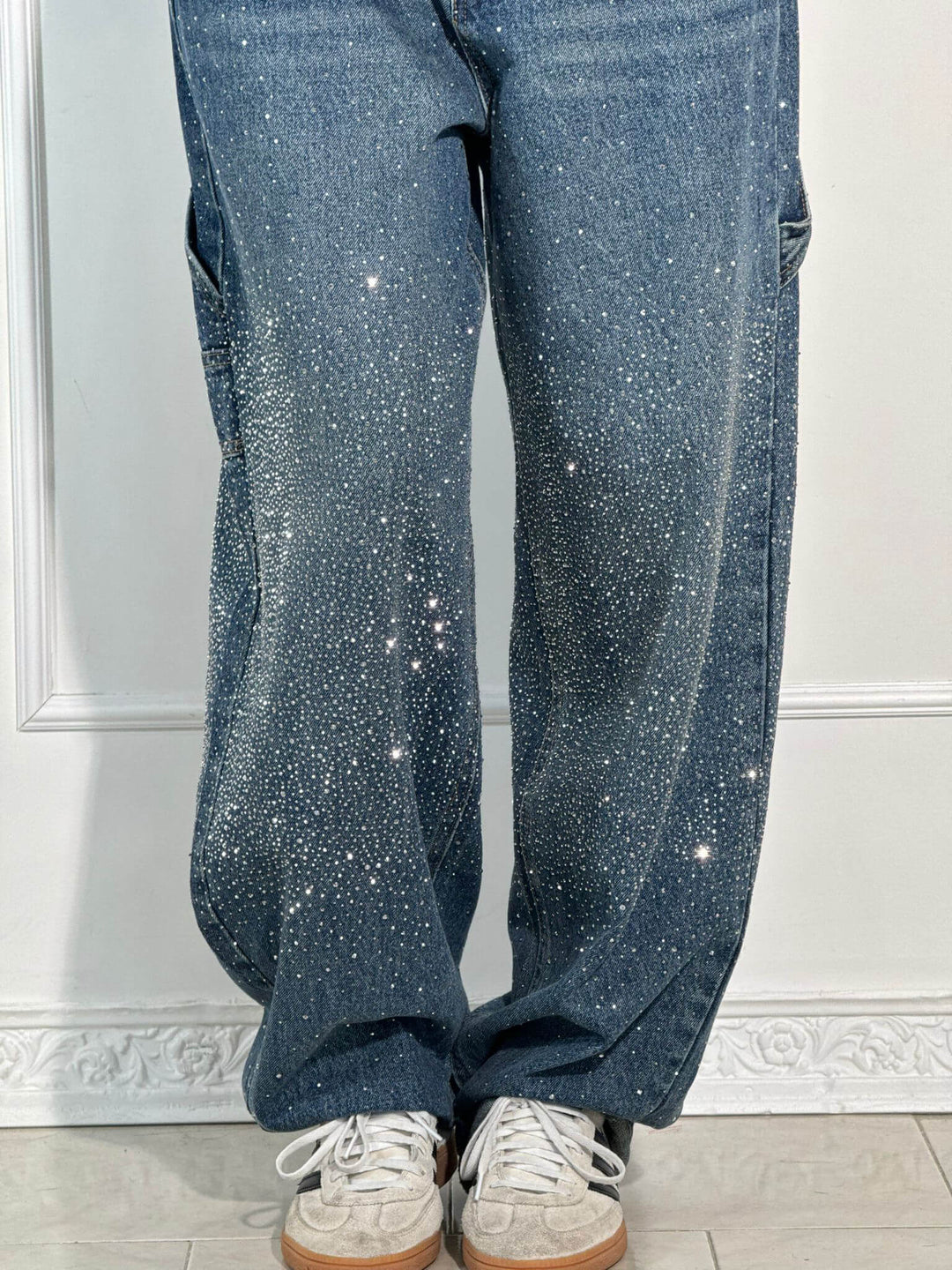 Nina | Sparkle Detail Denim Jeans