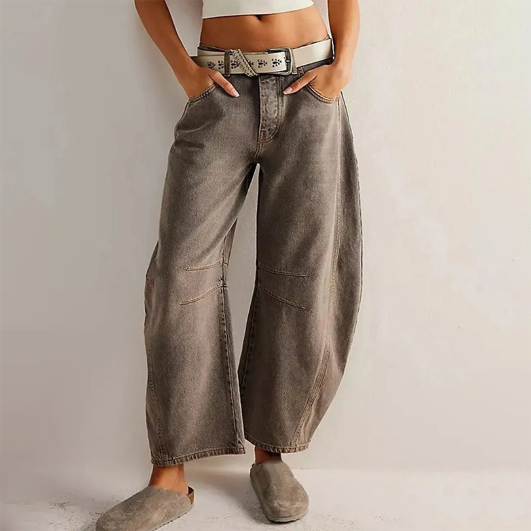Janet | Relaxed Barrel-Leg Jeans