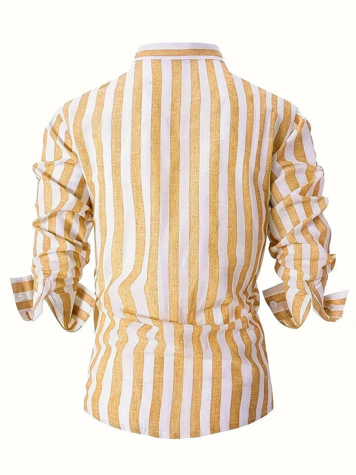 Douglas | Vertical Stripe Button Shirt