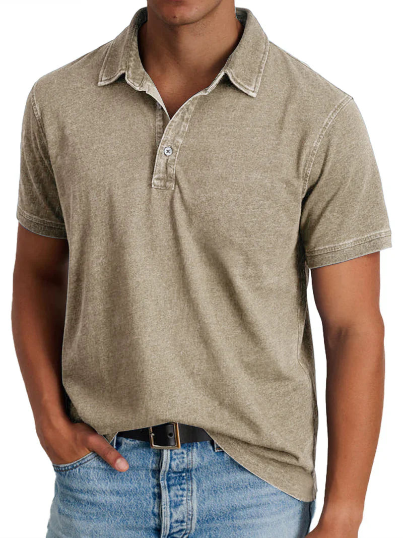 Aiden | Classic Plaid Polo Shirt