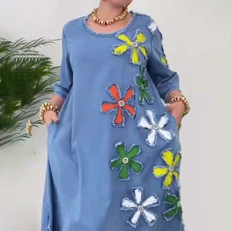 Estelle | Playful Flower Patch Dress